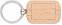 Прямоугольный брелок с логотипом в Нефтекамске заказать по выгодной цене в кибермаркете AvroraStore