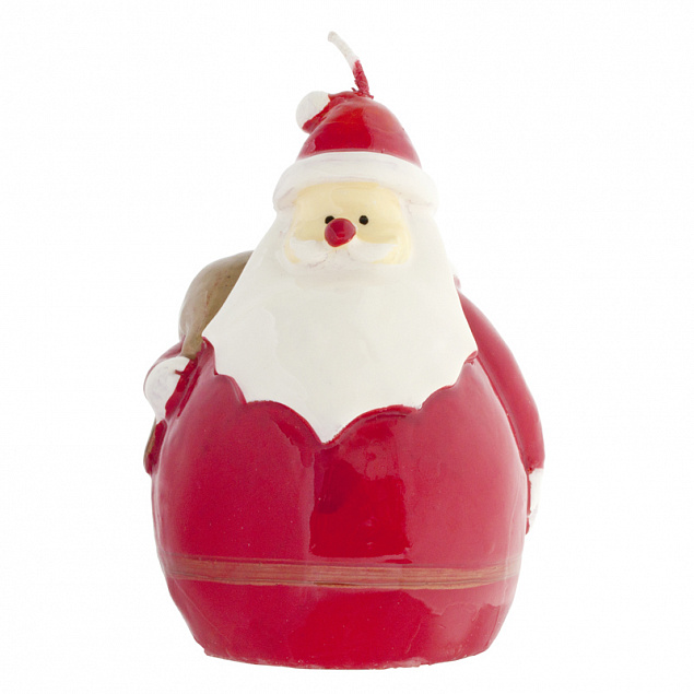 Свеча "Дед Мороз" с логотипом в Нефтекамске заказать по выгодной цене в кибермаркете AvroraStore
