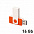 Флеш-карта TWISTA, 16Гб, оранжевый/белый с логотипом в Нефтекамске заказать по выгодной цене в кибермаркете AvroraStore