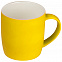 Кружка керамическая 300 мл, желтая с логотипом в Нефтекамске заказать по выгодной цене в кибермаркете AvroraStore