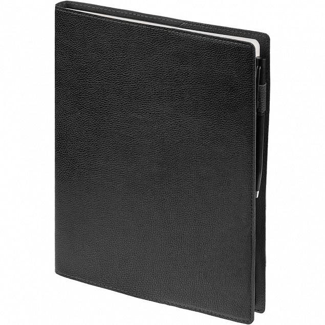 Ежедневник в суперобложке Brave Book, недатированный, черный с логотипом в Нефтекамске заказать по выгодной цене в кибермаркете AvroraStore