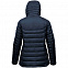 Куртка компактная женская Stavanger, темно-синяя с логотипом в Нефтекамске заказать по выгодной цене в кибермаркете AvroraStore