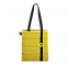Шоппер Superbag Bubble, с кнопкой (желтый с черным) с логотипом в Нефтекамске заказать по выгодной цене в кибермаркете AvroraStore