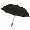 Зонт-трость Dublin, черный с логотипом в Нефтекамске заказать по выгодной цене в кибермаркете AvroraStore