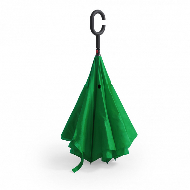 Обратный зонт Hamfrey с логотипом в Нефтекамске заказать по выгодной цене в кибермаркете AvroraStore