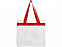 Сумка Hampton, прозрачный/красный с логотипом в Нефтекамске заказать по выгодной цене в кибермаркете AvroraStore