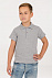 Рубашка поло детская Virma Kids, серый меланж с логотипом в Нефтекамске заказать по выгодной цене в кибермаркете AvroraStore