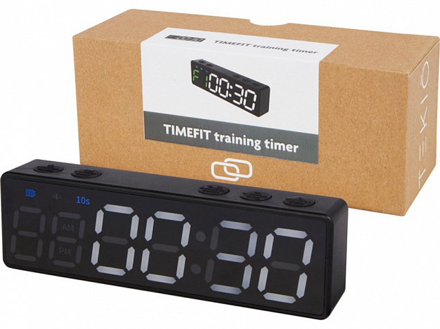 Таймер для тренировок «Timefit» с логотипом в Нефтекамске заказать по выгодной цене в кибермаркете AvroraStore