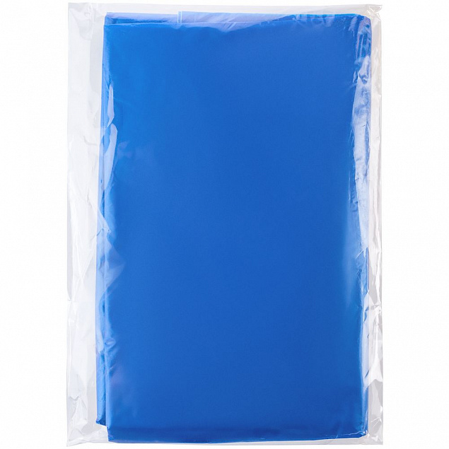 Дождевик-пончо RainProof, синий с логотипом в Нефтекамске заказать по выгодной цене в кибермаркете AvroraStore