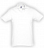 Рубашка поло мужская SPIRIT 240, белая с логотипом в Нефтекамске заказать по выгодной цене в кибермаркете AvroraStore