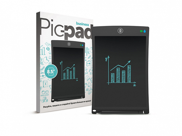 Планшет для рисования Pic-Pad Business Mini с ЖК экраном с логотипом в Нефтекамске заказать по выгодной цене в кибермаркете AvroraStore