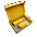 Набор Hot Box E (софт-тач) G, желтый с логотипом в Нефтекамске заказать по выгодной цене в кибермаркете AvroraStore