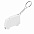 Брелок-рулетка &quot;Грузовик&quot;, 1 метр, белый с логотипом в Нефтекамске заказать по выгодной цене в кибермаркете AvroraStore