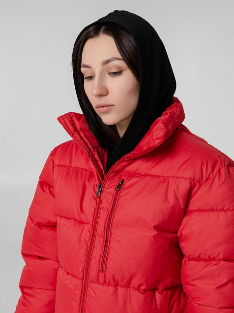 Куртка Unit Hatanga, красная с логотипом в Нефтекамске заказать по выгодной цене в кибермаркете AvroraStore