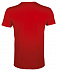 Футболка мужская приталенная REGENT FIT 150, красная с логотипом в Нефтекамске заказать по выгодной цене в кибермаркете AvroraStore