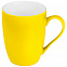 Кружка керамическая 300 мл, желтая с логотипом в Нефтекамске заказать по выгодной цене в кибермаркете AvroraStore