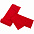 Плед с рукавами Lazybones, красный с логотипом в Нефтекамске заказать по выгодной цене в кибермаркете AvroraStore
