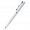 Ручка металлическая Alfa фрост, белая с логотипом в Нефтекамске заказать по выгодной цене в кибермаркете AvroraStore