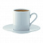 Набор кофейных пар для эспрессо Dine, белый с логотипом в Нефтекамске заказать по выгодной цене в кибермаркете AvroraStore