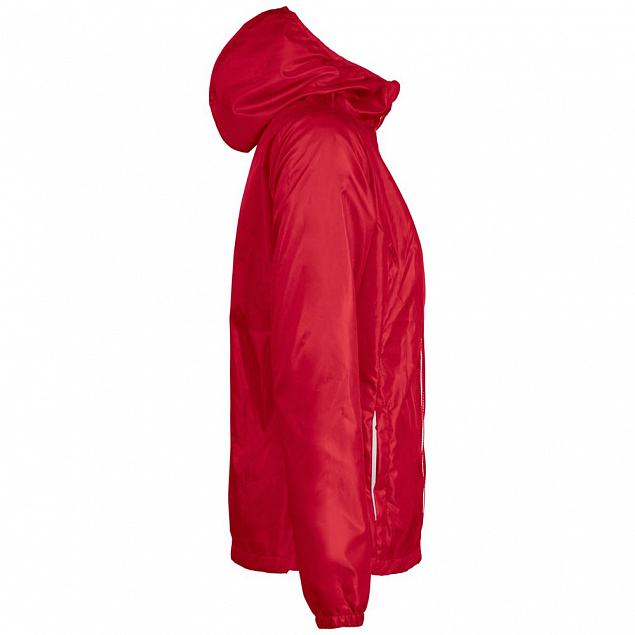 Ветровка женская FASTPLANT красная с логотипом в Нефтекамске заказать по выгодной цене в кибермаркете AvroraStore