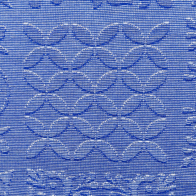 Плед Ornamental, синий с логотипом в Нефтекамске заказать по выгодной цене в кибермаркете AvroraStore