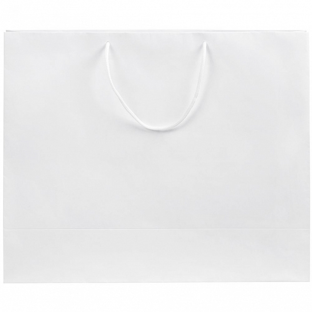 Пакет «Крафт», белый, L с логотипом в Нефтекамске заказать по выгодной цене в кибермаркете AvroraStore