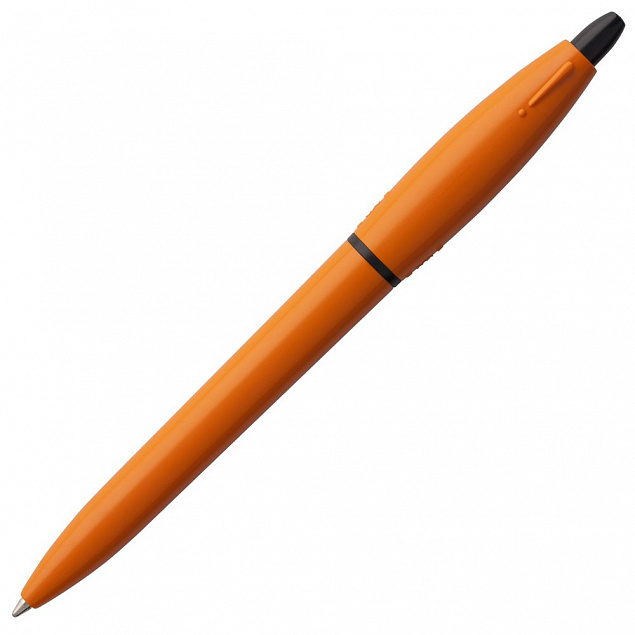 Ручка шариковая S! (Си), оранжевая с логотипом в Нефтекамске заказать по выгодной цене в кибермаркете AvroraStore