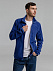 Куртка флисовая мужская TWOHAND синяя с логотипом в Нефтекамске заказать по выгодной цене в кибермаркете AvroraStore