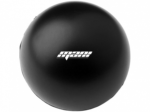 Антистресс Мяч, черный с логотипом в Нефтекамске заказать по выгодной цене в кибермаркете AvroraStore