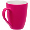 Кружка Good Morning с покрытием софт-тач, ярко-розовая (фуксия) с логотипом в Нефтекамске заказать по выгодной цене в кибермаркете AvroraStore