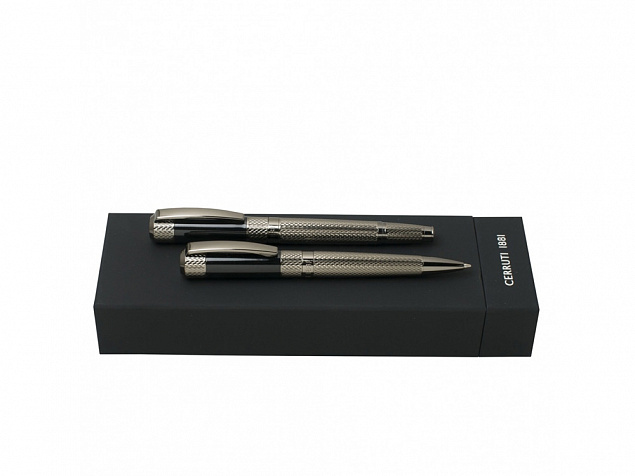 Подарочный набор Soto: ручка шариковая, ручка роллер с логотипом в Нефтекамске заказать по выгодной цене в кибермаркете AvroraStore