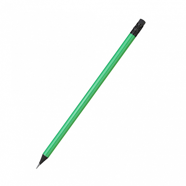 Карандаш Negro с цветным корпусом - Зеленый FF с логотипом в Нефтекамске заказать по выгодной цене в кибермаркете AvroraStore