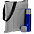 Набор Junket, синий с логотипом в Нефтекамске заказать по выгодной цене в кибермаркете AvroraStore