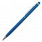 Шариковая ручка Touch Tip, голубая с логотипом в Нефтекамске заказать по выгодной цене в кибермаркете AvroraStore