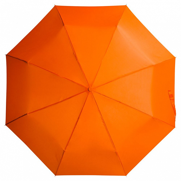 Зонт складной Basic, оранжевый с логотипом в Нефтекамске заказать по выгодной цене в кибермаркете AvroraStore