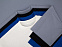 Футболка унисекс T1, синяя с логотипом в Нефтекамске заказать по выгодной цене в кибермаркете AvroraStore