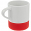 Кружка с силиконовой подставкой Protege, красная с логотипом в Нефтекамске заказать по выгодной цене в кибермаркете AvroraStore