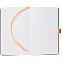 Ежедневник Loop, недатированный, оранжевый с логотипом в Нефтекамске заказать по выгодной цене в кибермаркете AvroraStore