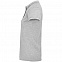 Рубашка поло женская Planet Women, серый меланж с логотипом в Нефтекамске заказать по выгодной цене в кибермаркете AvroraStore