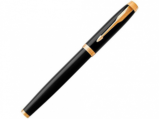 Ручка Parker роллер IM Core Black GT с логотипом в Нефтекамске заказать по выгодной цене в кибермаркете AvroraStore