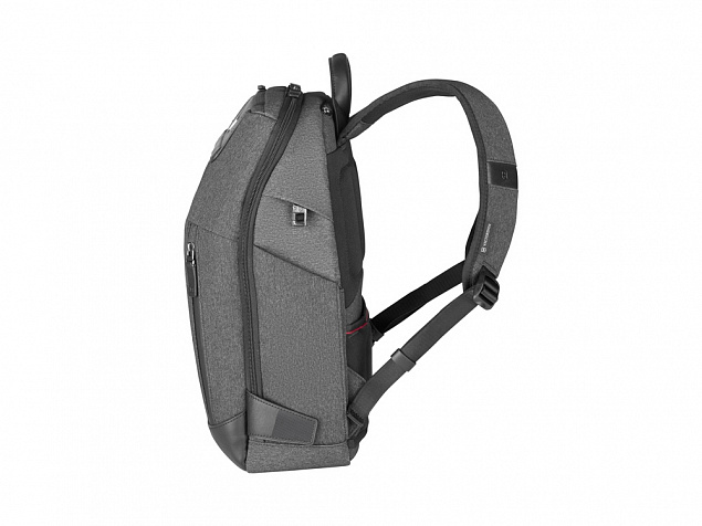 Рюкзак VICTORINOX Architecture Urban2 City Backpack 14'', серый, полиэстер / кожа, 30x19x42 см, 17 л с логотипом в Нефтекамске заказать по выгодной цене в кибермаркете AvroraStore