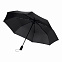 Зонт складной Nord, черный с логотипом в Нефтекамске заказать по выгодной цене в кибермаркете AvroraStore