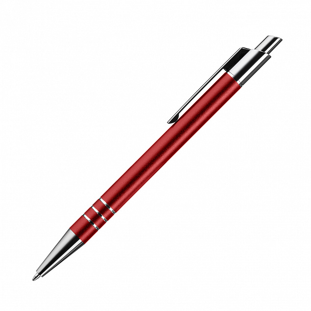 Шариковая ручка City, красная с логотипом в Нефтекамске заказать по выгодной цене в кибермаркете AvroraStore