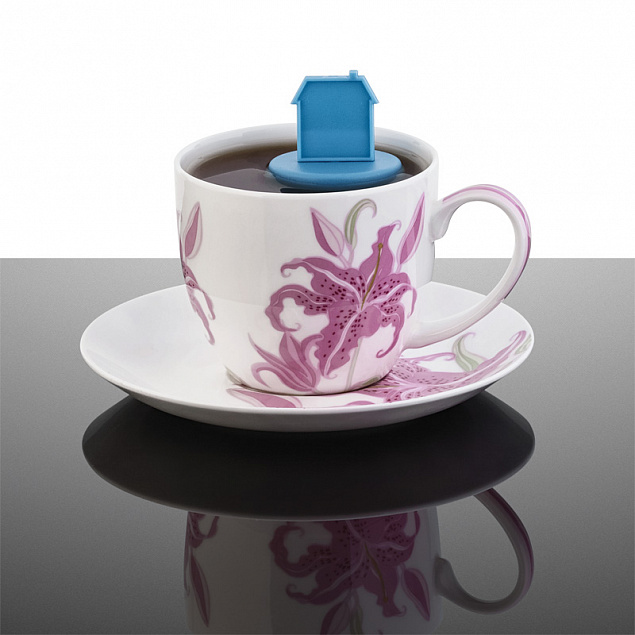 Поплавок для чая "Домик" с логотипом в Нефтекамске заказать по выгодной цене в кибермаркете AvroraStore