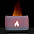 Увлажнитель-ароматизатор Fire Flick с имитацией пламени, черный с логотипом в Нефтекамске заказать по выгодной цене в кибермаркете AvroraStore
