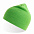 Шапка HOLLY двуслойная, пряжа Polylana®, 60% полиэстер, 40% акрил, зеленое яблоко с логотипом в Нефтекамске заказать по выгодной цене в кибермаркете AvroraStore