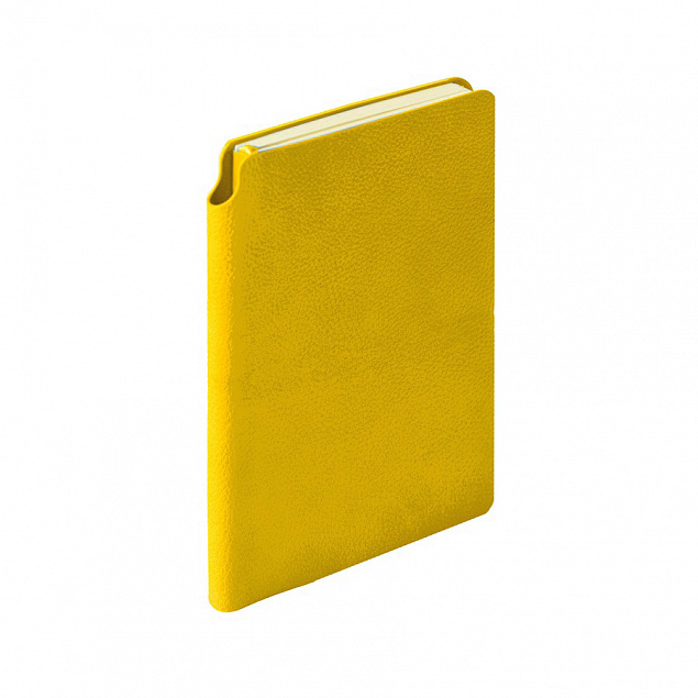 Ежедневник недатированный SALLY, A6, желтый, кремовый блок с логотипом в Нефтекамске заказать по выгодной цене в кибермаркете AvroraStore