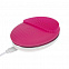 Силиконовая щетка для лица FC03, розовая с логотипом в Нефтекамске заказать по выгодной цене в кибермаркете AvroraStore