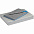 Набор Corner, серый с синим с логотипом в Нефтекамске заказать по выгодной цене в кибермаркете AvroraStore