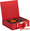 Коробка на лентах Tie Up, красная с логотипом в Нефтекамске заказать по выгодной цене в кибермаркете AvroraStore